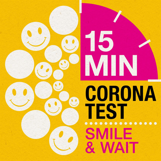 15 min Corona Test (Smile & wait)