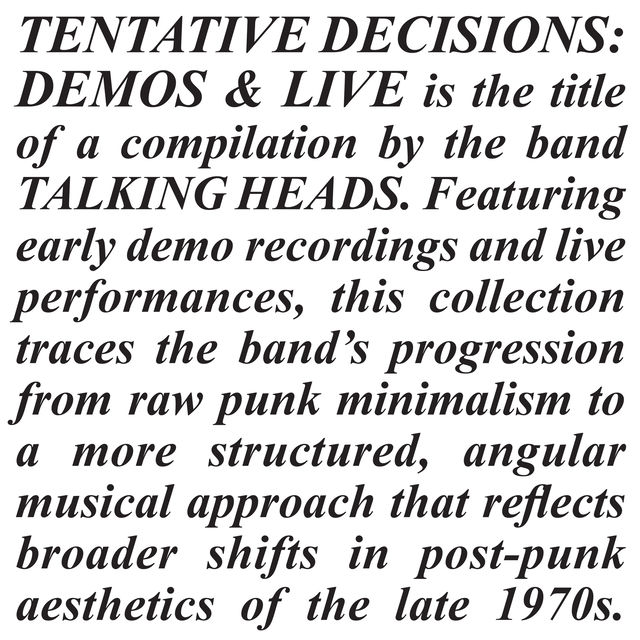Love Goes to a Building on Fire (CBS/Columbia Demo)