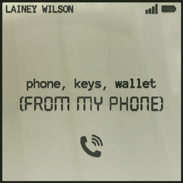 phone, keys, wallet (from my phone)