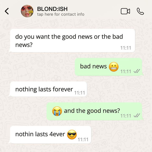 nothin lasts 4ever