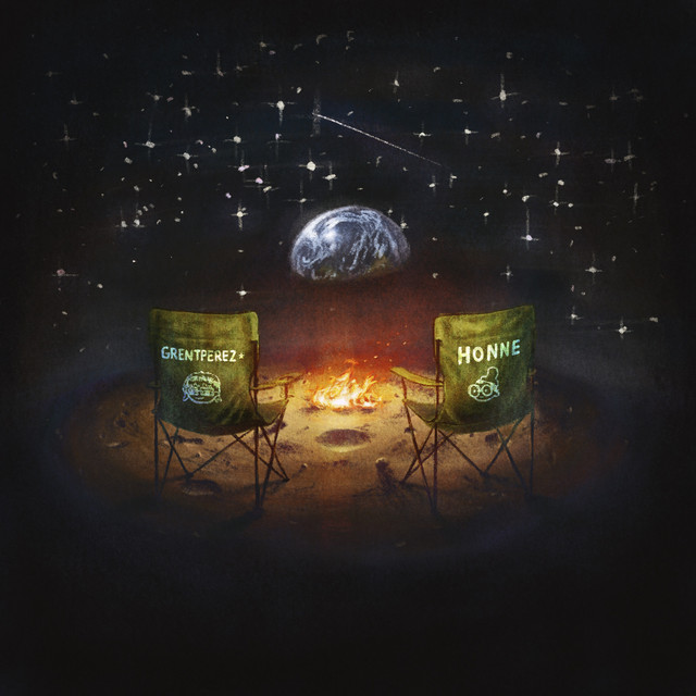 folding chairs on the moon