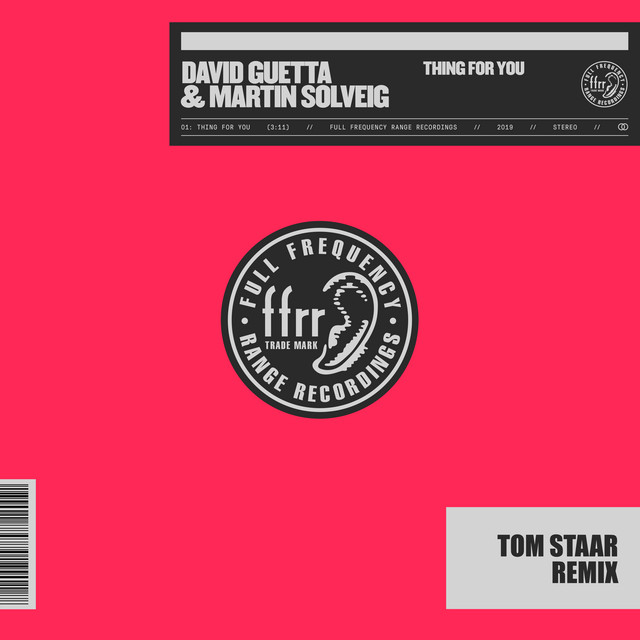 Thing For You (Tom Staar Remix; Extended)