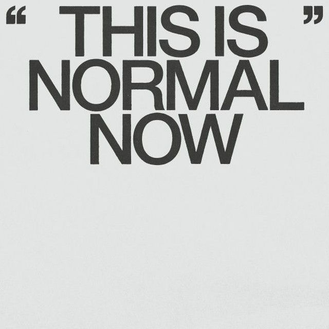This is normal now